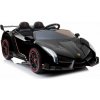 LEAN CARS ELEKTRICKÉ AUTÍČKO - Lamborghini Veneno - NELAKOVANÉ ČIERNE- 4x45W MOTOR - 12V10Ah BATÉRIA - 2025