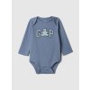 GAP Baby body s logom Modrá 3-6M Modrá Modrá