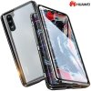 Luxria Double Glass Magnetic - Čierne presklené magnetické púzdro pre Huawei pre Huawei: Nova 10 Pro
