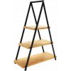 DekorStyle Třípatrový servírovací podnos Kikas 53 cm bambus
