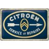Plechová ceduľa Citroen Service & Repairs, 30 x 20 cm