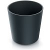 Kvetináč URBI ROUND s vložkou 30 cm - farba: antracitová - vrstva - antracit - Prosperplast