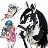 HLAVA KOŇA PLYŠOVÁ HOBBY HORSE S HRIVOU KÔŇ KONÍK NA PALICI
