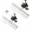 CARP EXPERT - Duo Pack Prút Max2 Double Tip 3,6 m + Navijak Max2 DT 6000 1+1
