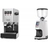 Gaggia New Classic EVO BC + Eureka Atom Specialty 65, white