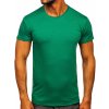 Zelené pánske tričko bez potlače Bolf 2005-101