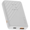 xtorm Go2 XG2050 - Power banka - 5000 mAh - 12 Watt - Fast Charge - 2 výstupní konektory (USB, 24 pin USB-C) - bílá