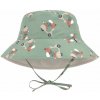 Detský klobúk Lassig Sun Protection Bucket Hat zelená 48-51