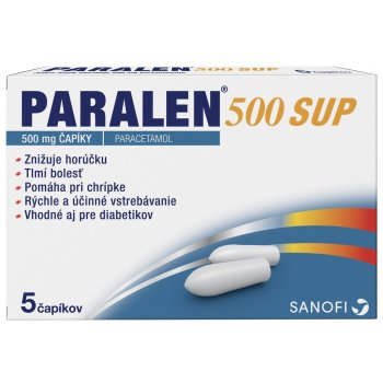 Paralen 500 SUP sup.5 x 500 mg