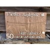 Drevená tabuľka na peniaze k narodeninám 9 - A3 9268