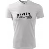 Evolúcia Hockey - hráč - Pánske tričko Fantasy športové - 3XL ( Biela )