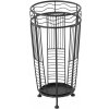 Stojan na dáždniky kov čierny 25x25x49 cm 47311