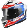 Prilba LS2 FF818 STORM III KOMAI White Blue Red Veľkosť: S (55-56 cm)