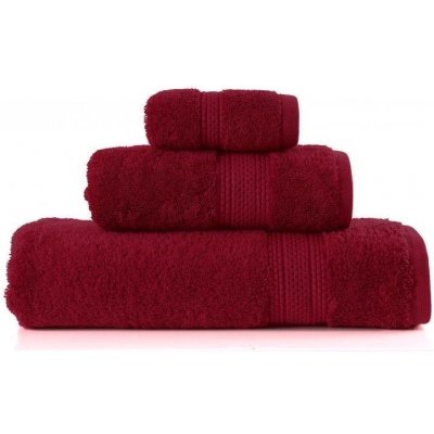GRENO Egyptian Cotton - bordový - bavlnené uteráky a osušky bordová Bavlna 50x90 cm