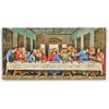 Vymalujsisam.sk Diamantovanie podľa čísiel - Leonardo da Vinci, Posledná večera Veľkosť: 40x80cm, Rám: Na plastovej doske, Diamanty: Hranaté
