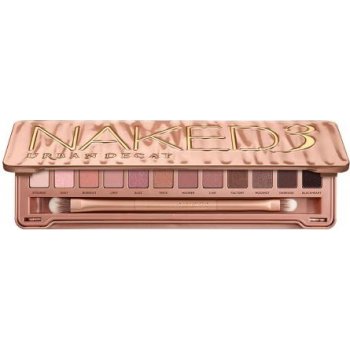 Urban Decay Naked3 paletka očných tieňov so štetčekom 12 x 1,3 g