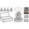 Domček vianočný 9 cm LED svietiaci