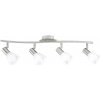 PREZENT 65003 AIDA 4xE14/40W,NICKEL SATIN/WHITE