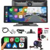 RADIO MULTIMEDIÁLNA STANICA MONITOR ANDROID AUTO APPLE CARPLAY 2 KAMERY DVR