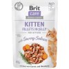 BRIT CARE Cat Pouches Kitten Fillets in Jelly with Savory Salmon 85g