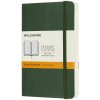 Moleskine Zápisník mäkké dosky A6 linajkový tmavo zelený