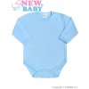 Dojčenské body celorozopínacie New Baby Classic modré, Veľkosť: 50, Vhodnosť: Pre chlapcov