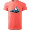 Badminton legend - Klasické pánske tričko vyššej gramáže - 4XL ( Korálová )