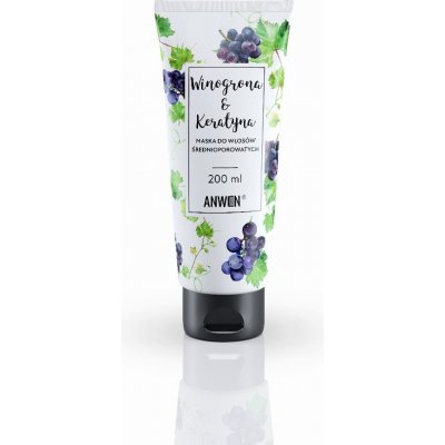 Anwen Grapes & Keratin regeneračná maska na vlasy Medium Porosity 200 ml