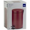 KELA Kosmetický koš Monaco kov červená 3l KL-24297