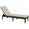 KETER Ležadlo Jaipur hnedé s polstrom PE610656