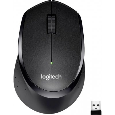 Logitech M330 Silent Plus Wi-Fi myš bezdrôtový optická čierna 3 tlačidlo 1000 dpi; 910-004909