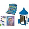 crelando® Detský výtvarný kufrík + Kartónový stan + Diamantový obrázok (800011117)