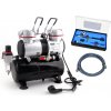 Fengda Airbrush Set - Airbrush BD-130 + Kompresor AS-196 + Hadica BD-24
