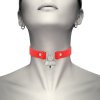 Coquette Hand Crafted Choker Keys Heart 229296 Red