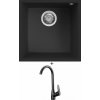 Elleci QUADRA 102 UM G40 full black + Deante NEO BORO BMO N62M čierna matná