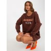 Sweatshirt-VI-BL-3075.64P-dark brown hnedá One size Vikki 2016103302079