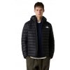 The North Face bunda pánska prešívaná s kapucňou The North Face Classic Down Hooded Jacket, veľkosť L