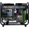 Dieselová elektráreň Procraft DP35 | DP35 (Súčasťou balenia je elektrická zástrčka, kľúč na sviečku. Elektronický štart Napätie (V) 220-240/12V Počet fáz: jednofázová Trvalý výkon generátora (kW) 3 Ma