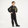 PUMA PUMA detská športová súprava so zipsom žlto-čierna 5-6 r (116 cm)