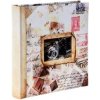 GEDEON Travel 2, fotoalbum na fotorožky, šitý, 100 strán, čierne listy, motív starých pohľadníc