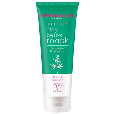 Dermacol Cannabis Clay Detox Mask - Detoxikačná ílová maska s konopným olejom 100 ml