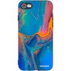 Picasee silikónový čierny obal pre Apple iPhone 7 - Rainbow