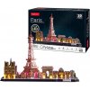 Dante Puzzle 3D LED. City Line. Paryż