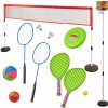 IKO Športový set 5v1 bedminton, basketbal, volejbal, tenis, frisbee