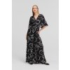 OVERAL KARL LAGERFELD PRINTED JUMPSUIT CIRCLE AOP BLACK/WHITE