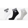 adidas 3-Stripes Ankle Socks 3-Pack White/ Medium Grey Heather/ Black M M