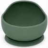 Petite&Mars Take&Match Silicone Bowl miska s prísavkou Misty Green 6 m+ 360 ml
