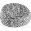Sablio Sedací vak Cocoon Biele mehendi - 75 x 45 x 35 cm