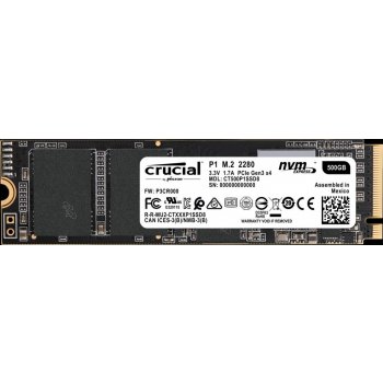 Crucial P1 500GB, CT500P1SSD8