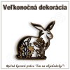 Veľkonočná dekorácia - ZAJAC - vzor E